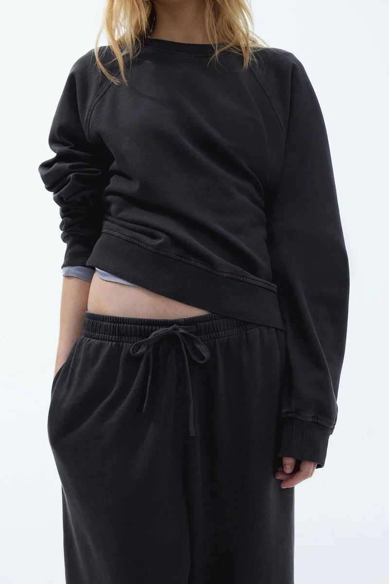اتش اند ام Washed cotton sweatpants