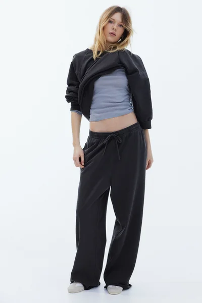 اتش اند ام سروال رياضي قطن مغسول