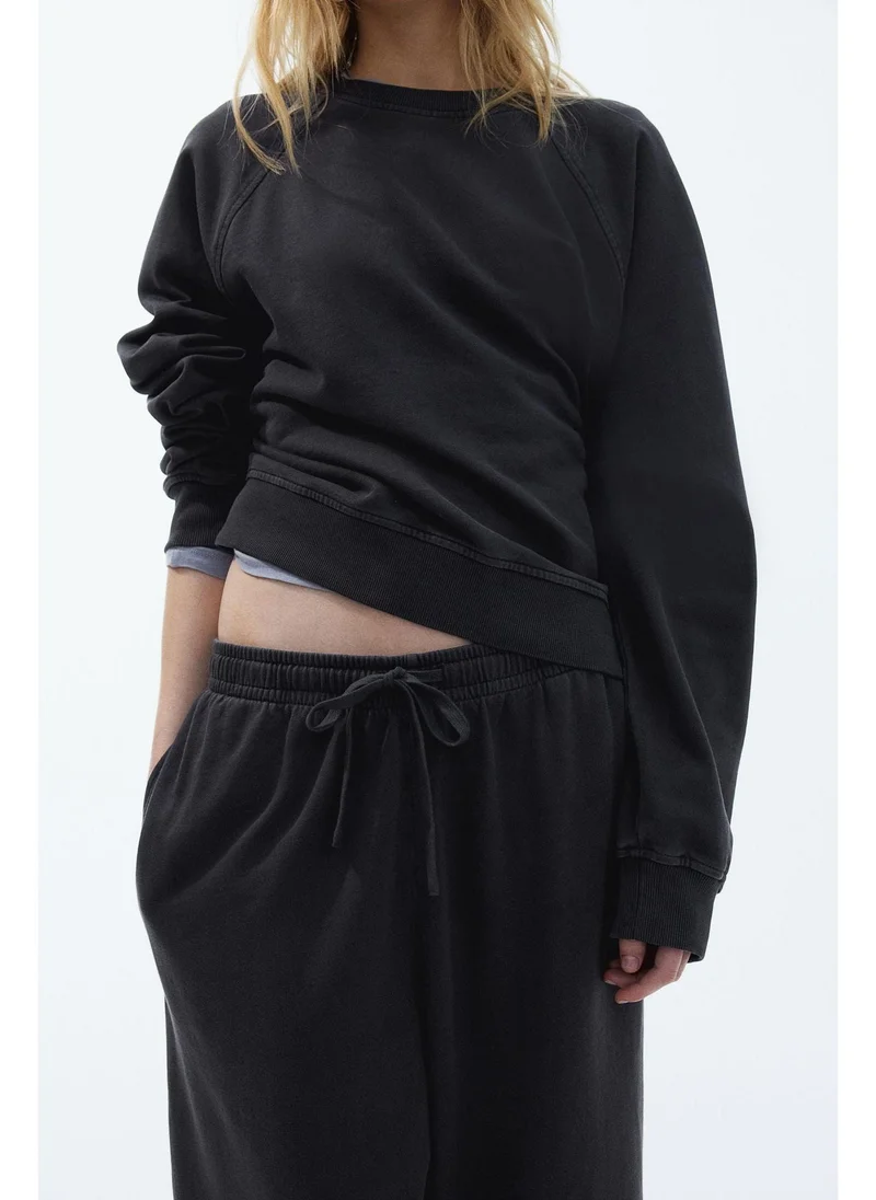 اتش اند ام Washed cotton sweatpants