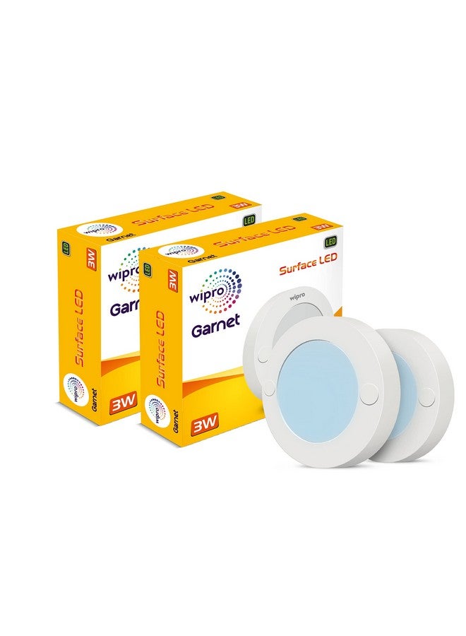 WIPRO مضرب خزانة وipro 3w، أبيض بارد (عبوة من 2) - Image 1