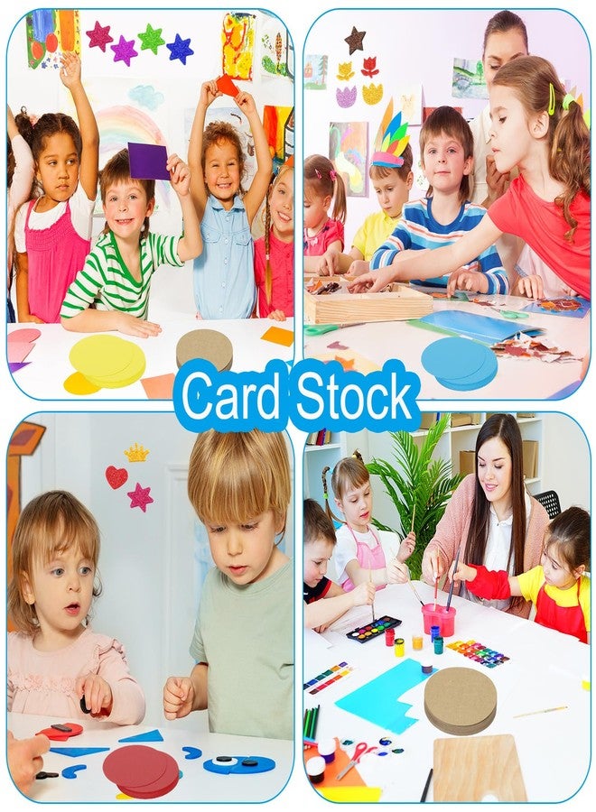 باتيكيل ورق مقوى دائري من باتيكيل، 3 بوصات، 25 قطعة من الورق المقوى السميك على شكل دائري، مناسبة لمشاريع الحرف اليدوية وتزيين لوحات الإعلانات في الفصول الدراسية، لون أبيض - Image 5