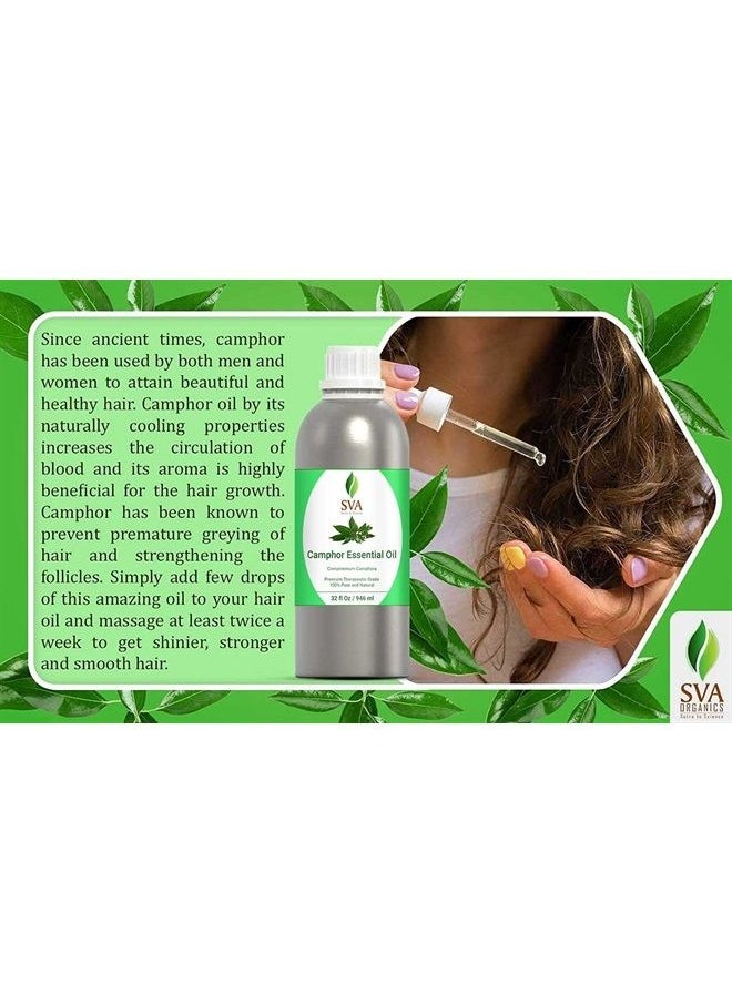SVA Organics - SVA Organics Camphor Essential Oil (1 Kg) - 100% Pure and Natural Therapeutic Grade Essential Oil | Perfect for Aromatherapy, Skin (32 Ounce) - Image 1