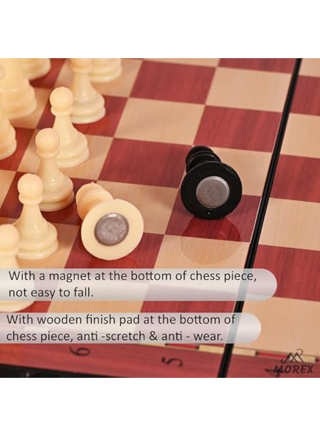 Foldable magnetic chess set, 33 × 34 cm - Image 4