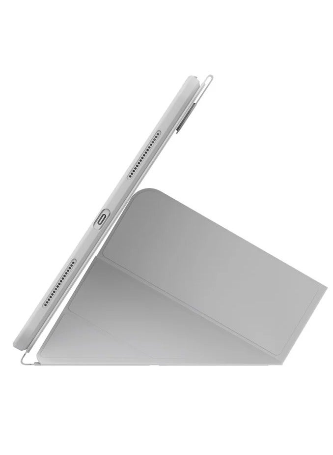 Baseus Minimalist Series Magnetic Case for Pad Pro 11-inch (2018/2020/2021/2022) /Pad Air 4/Air 5/Air6 10.9-inch, Light Gray Light Gray - Image 3