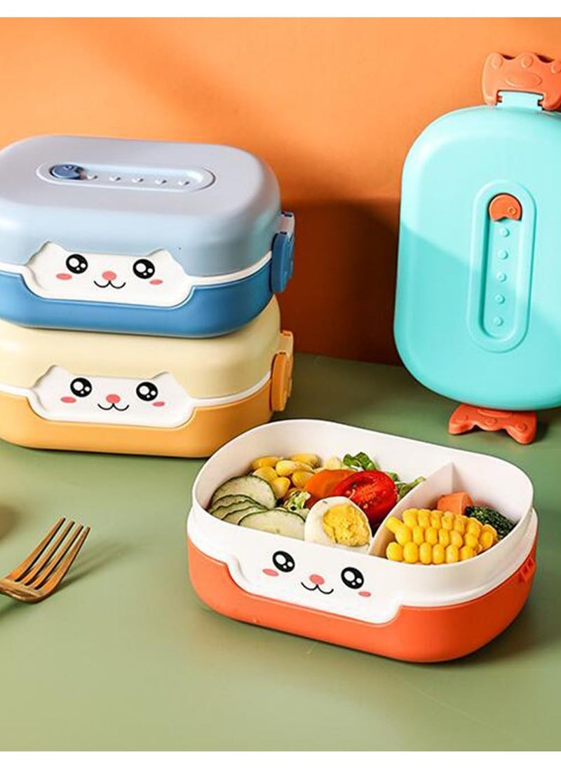 Excefore - Lunch Box for Kids, Versatile food and snack container for both kids and adults. Dishwasher and microwave safe. BPA and PVC free. Leakproof design. Available in MIXCOLOR-A. - Image 1