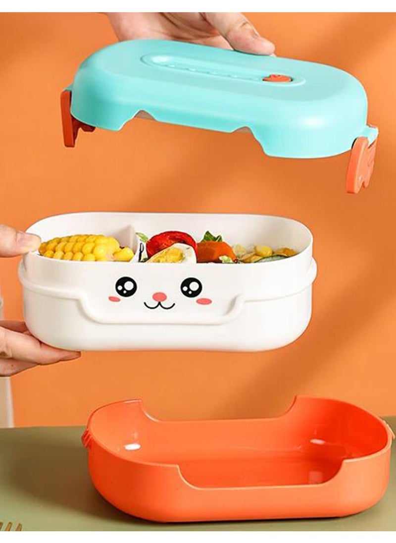 Excefore - Lunch Box for Kids, Versatile food and snack container for both kids and adults. Dishwasher and microwave safe. BPA and PVC free. Leakproof design. Available in MIXCOLOR-A. - Image 1