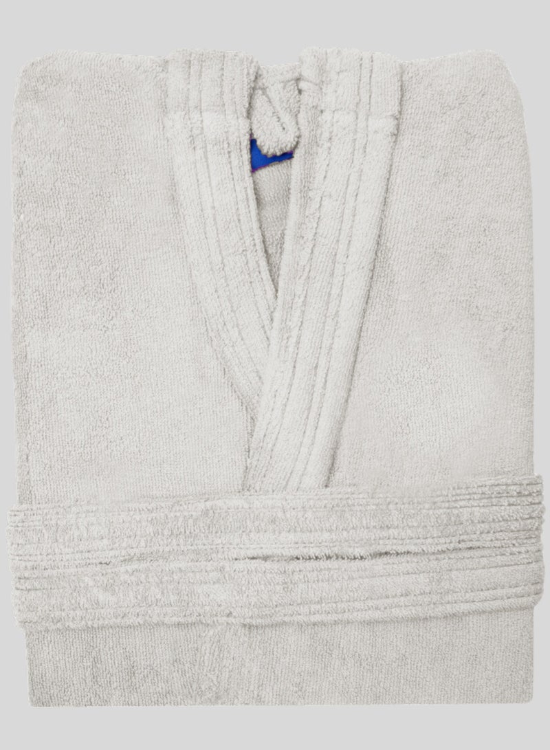 Banotex Luxurious Egyptian cotton bathrobe in sugar color, suitable for men and women, comes with a cape, slippers, and a waist belt. Available in sizes to suit everyone.  - Image 5