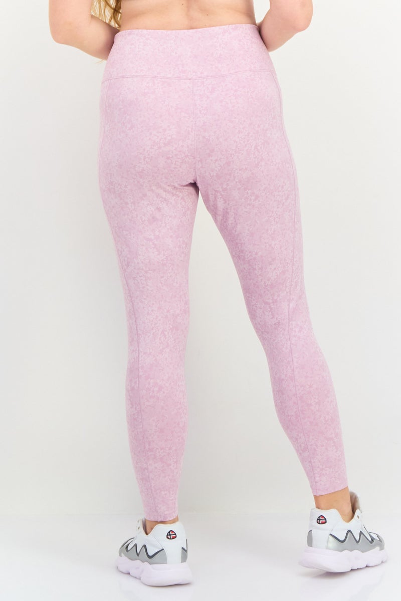 PUMA ملابس رياضية نسائية تناسب طباعة زهور خارجية، وردي - Image 3