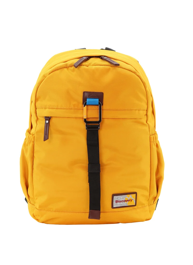 Discovery Discovery ICON Backpack 16.2L Ocher, Durable Lightweight Multi Compartment Travel Bag, Padded Laptop/Tablet Pocket RFID, Adjustable Strap With Luggage Fix Strap, Men Women School Outdoor