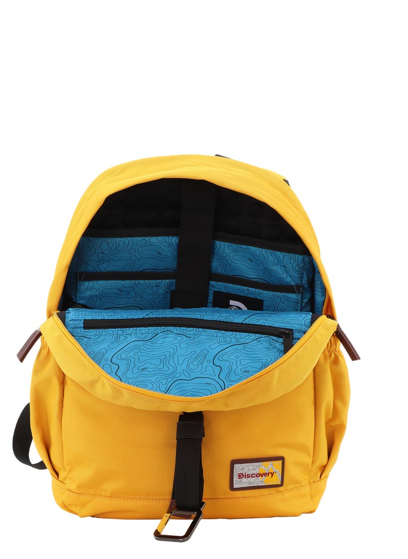 Discovery ICON Backpack 16.2L Ocher, Durable Lightweight Multi Compartment Travel Bag, Padded Laptop/Tablet Pocket RFID, Adjustable Strap With Luggage Fix Strap, Men Women School Outdoor - pzsku/ZFE431C3637EDB5DD775FZ/45/_/1721985976/5182287b-83e0-47e1-9d84-69768f794888