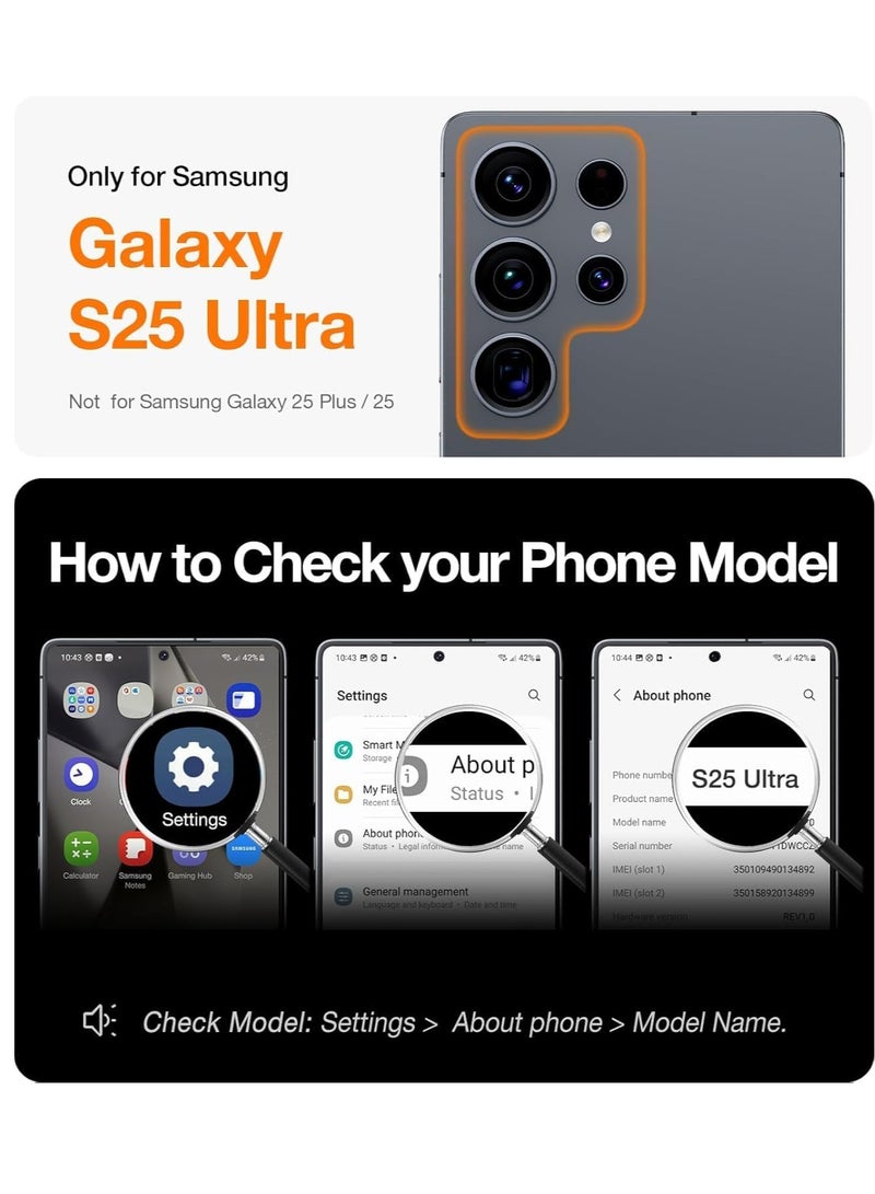 ELTRAZONE Case Compatible with Samsung Galaxy S25 Ultra 6.8" | Clear Magnetic Case for Wireless Charging | Shockproof Camera Protection | Soft TPU Bumper Cover | Scratch-Resistant & Slim Fit | Anti-Yellowing Transparent Design Pink - Image 2