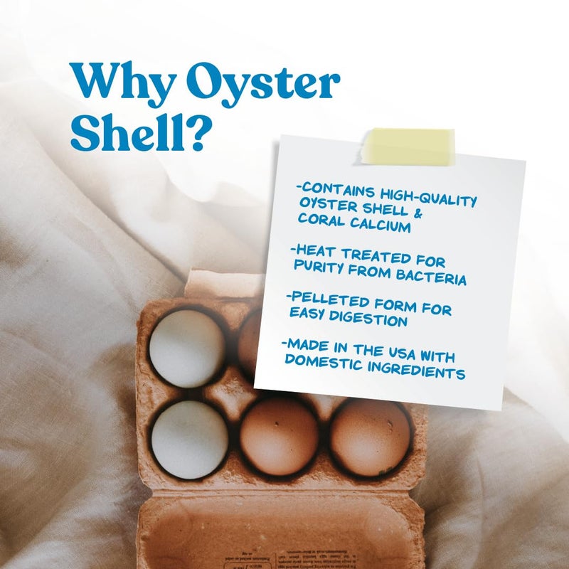 Manna Pro Crushed Oyster Shell for Chickens â€“ Calcium Supplement for Laying Hens to Support Strong Eggshells â€“ Natural Poultry Mineral Feed for Backyard Chickens â€“ 5 lb Bag - Image 2