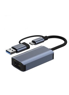 Excefore USB C Ethernet Adapter, Fast USB to Ethernet, Type-C to RJ45 Adapter Work for MacWindows, Network Adapter USB Ethernet Adapter for Laptop Tablets and Computers  - Image 1