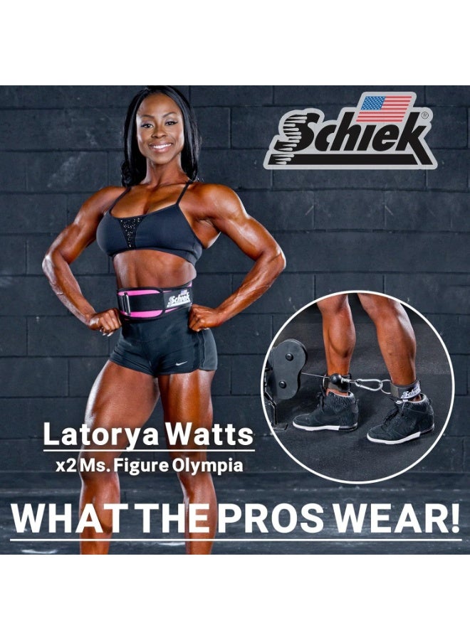 شيك أحزمة الكاحل Schiek موديل 1700 باللون الأسود لربط آلة الكابل - Image 2