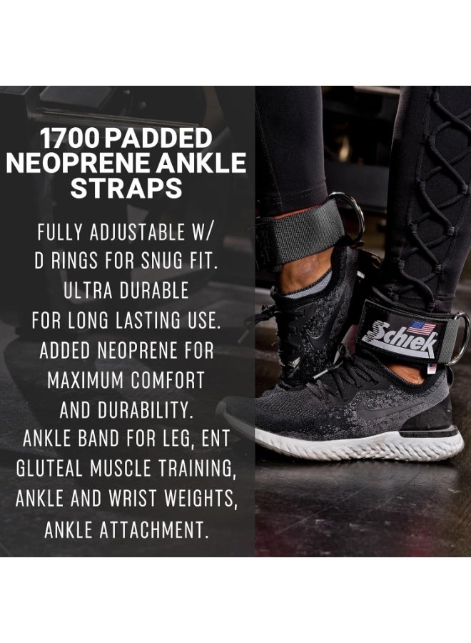 شيك أحزمة الكاحل Schiek موديل 1700 باللون الأسود لربط آلة الكابل - Image 4