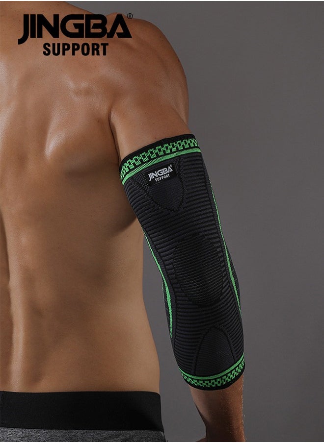 JINGBA SUPPORT Sports Elbow Brace Elbow Compression Sleeve For Tendonitis And Tennis Elbow, Elbow Orthotic Brace Compression Brace Elbow Pain Relief For Golfers, Arthritis, Bursitis, Weightlifting, Suitable For Men And Women  - Image 3