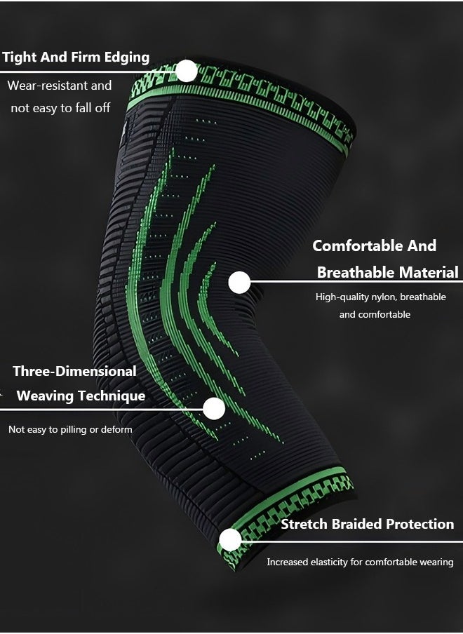 JINGBA SUPPORT Sports Elbow Brace Elbow Compression Sleeve For Tendonitis And Tennis Elbow, Elbow Orthotic Brace Compression Brace Elbow Pain Relief For Golfers, Arthritis, Bursitis, Weightlifting, Suitable For Men And Women  - Image 4