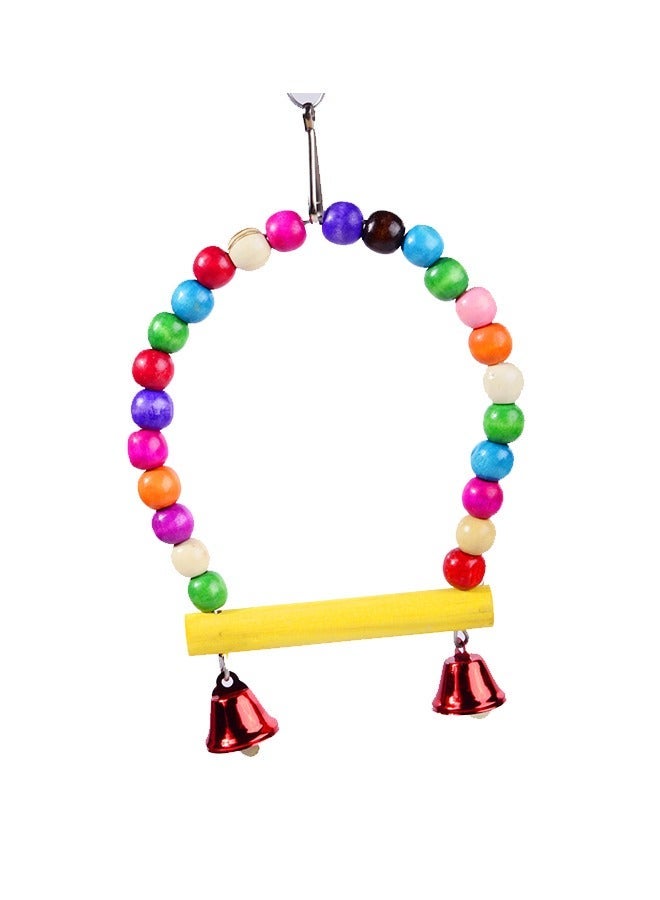 6-Piece Bird Swing Chewing Toy Set With Hammock Bell - Image 2