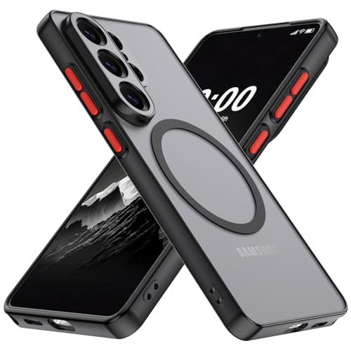 WATACHE Case for Samsung Galaxy S26 Ultra Shockproof Heavy Duty Protective Cover 5G 2026 Compatible with MagSafe - Black - Image 1
