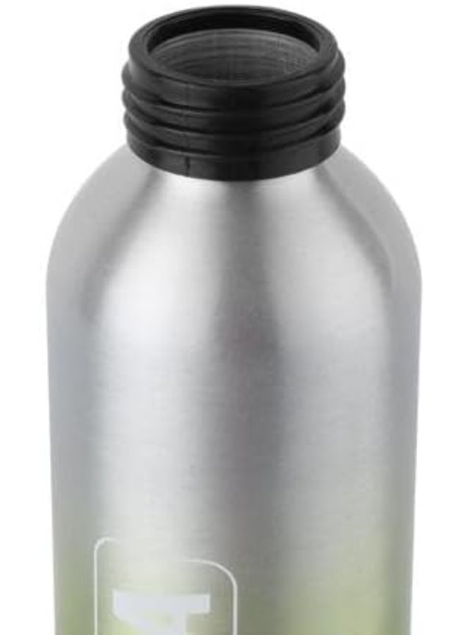 DELCASA Delcasa Aluminium Water Bottle, 650 ml Capacity, Silver/Green - Image 5