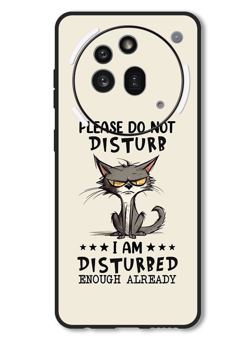 Theodor Case Compatible with Nothing Phone 3a Pro Protection Shockproof Bumper Cover Please do not disturb - Image 1
