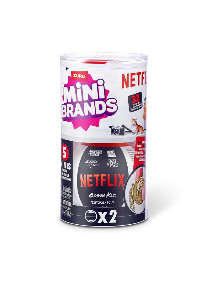 Mini Brands Netflix Capsule 2 Pack by ZURU, Surprise Toy with Collectible Minis, Blind Packaging, Iconic Show Themed Minis - Image 2