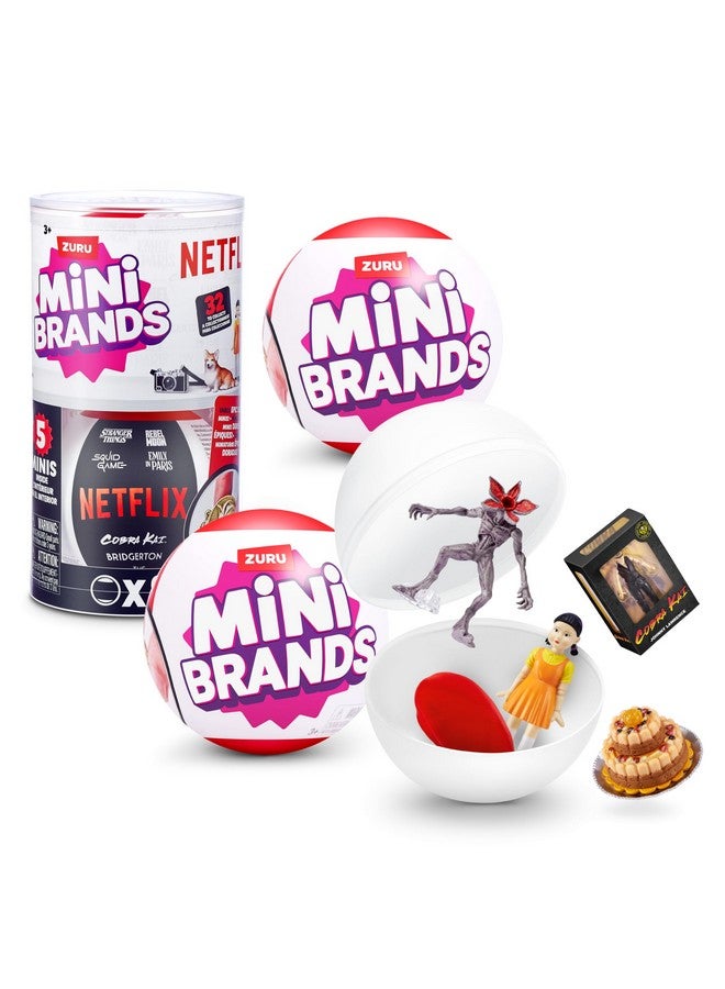 Mini Brands Netflix Capsule 2 Pack by ZURU, Surprise Toy with Collectible Minis, Blind Packaging, Iconic Show Themed Minis - Image 1