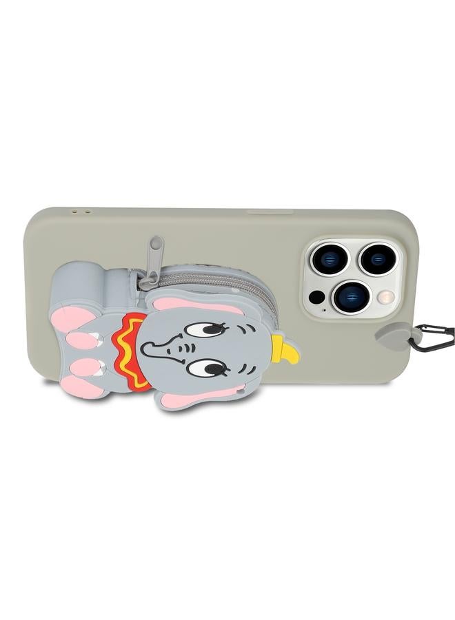 S-TOP Case For iPhone 14 Pro Silicone Wallet Phone Case with Lanyard - Image 4