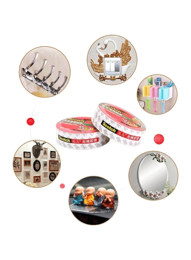 3M 3M Scotch Foam Double-Sided Tape Strong Foam Tape Office Supplies 320C Width 24Mm*Length 5.5M - Image 2