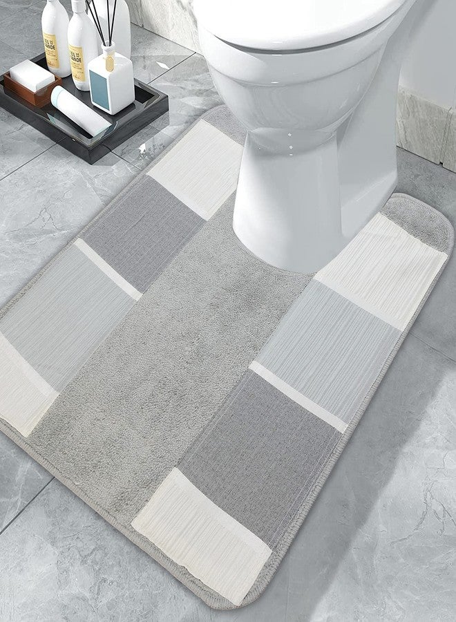 Popular Bath Modern LINE, Contour Rug, Grey - Image 2