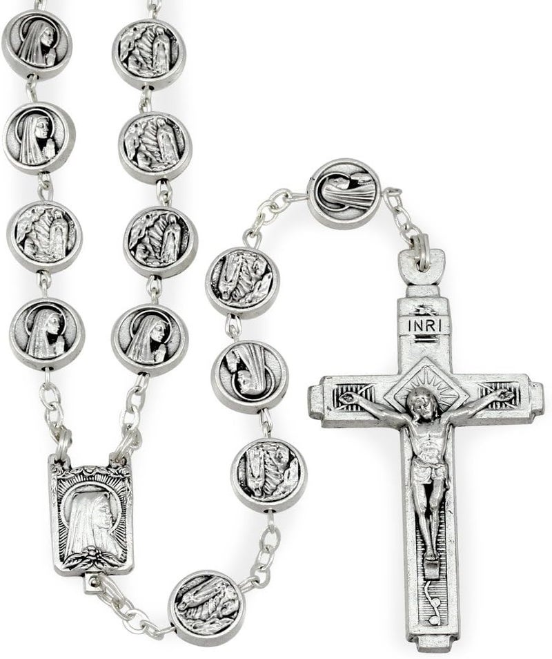 RosaryMart Rosary Metal Beads Our Lady of Lourdes - Image 2