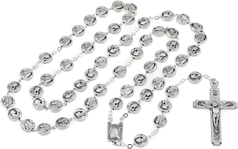 RosaryMart Rosary Metal Beads Our Lady of Lourdes - Image 1