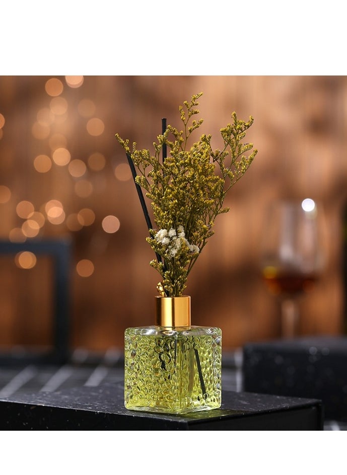 Generic - Osmanthus Fraganced  80ml Flower Reed Diffuser Set Scent Diffuser With Sticks Home Fragrance Flower Diffuser For Home Office Bathroom Shelf - Image 1