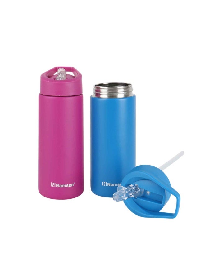 NAMSON NAMSON  S.STEEL WATER BOTTLE 500ML NA-8004 – Durable, Leak-Proof & Portable | Premium Quality for Daily Use - Image 5