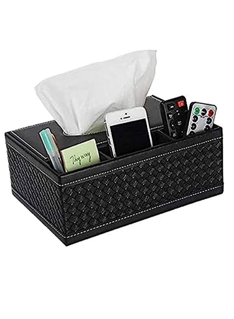 Generic Leather tissue box storage box（2 PCS）  - Image 1