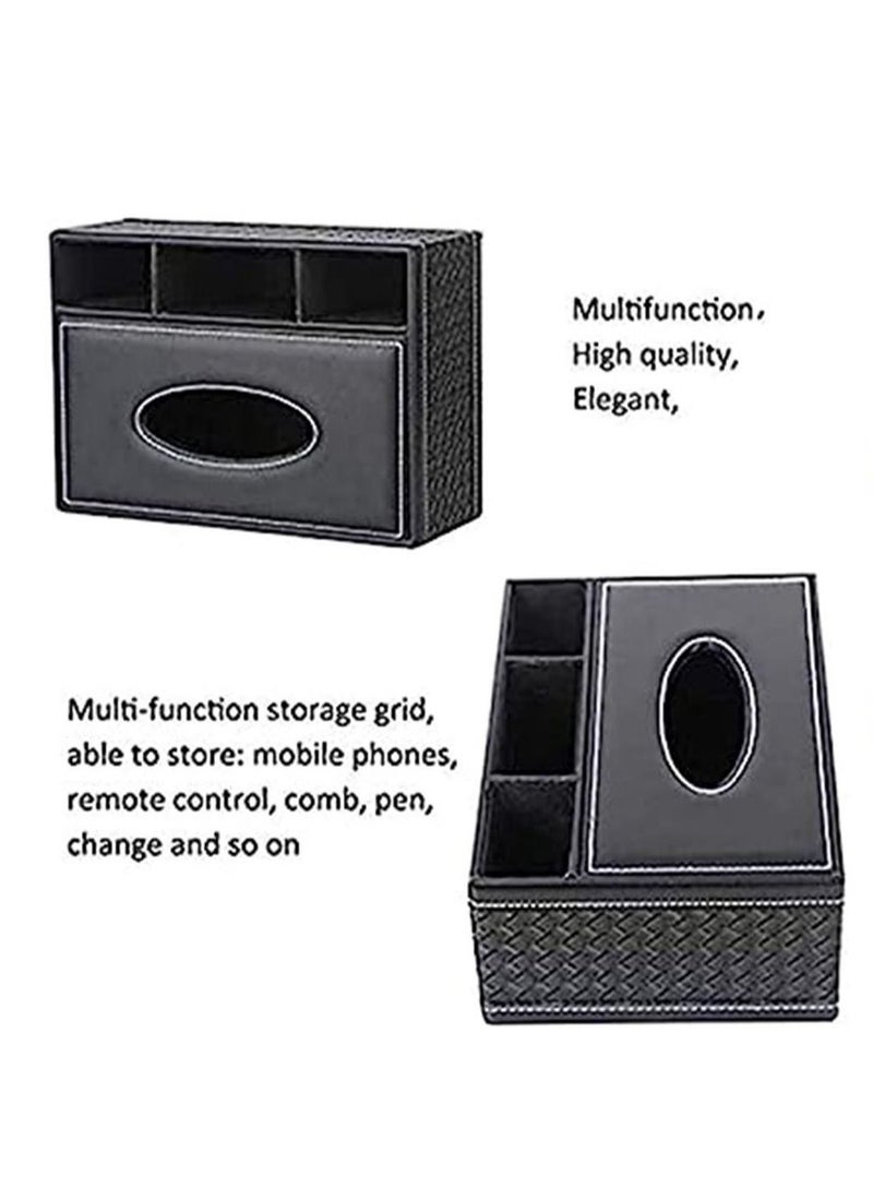 Generic Leather tissue box storage box（2 PCS）  - Image 4