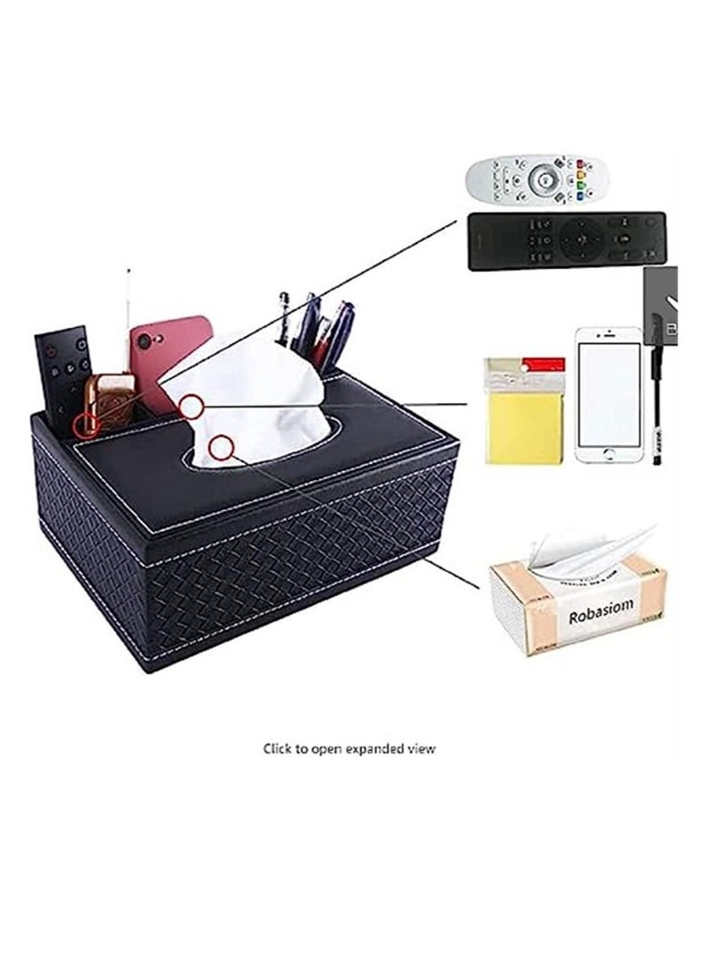 Generic Leather tissue box storage box（2 PCS）  - Image 3