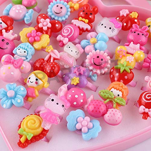 PARTEET Heart Shape Box With 36 Rings Birthday Return Gifts For Unisex-Child - One Size - Image 3