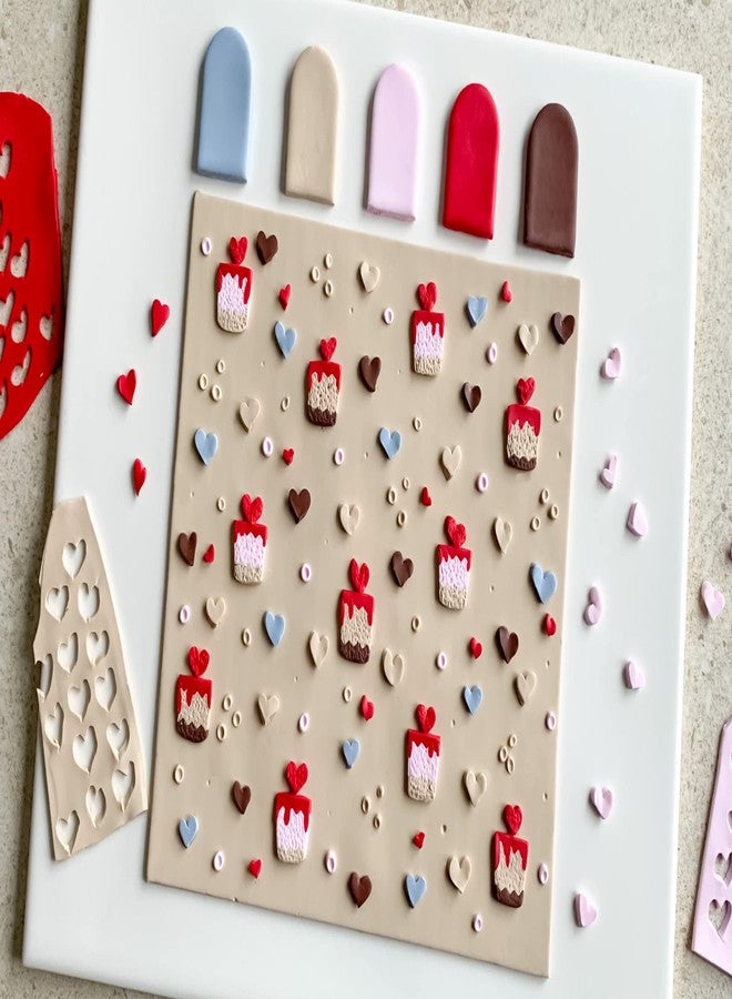 FIMO طين النمذجة البوليمرية FIMO الناعمة والتأثير - 57 جرام - مجموعة من 8 - مجموعة كعكة الفراولة بالجبن - Image 2