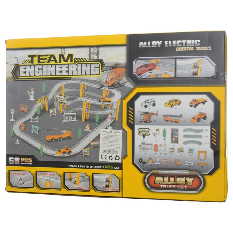 Team Engineering Alloy Truck Track Set 68 Pieces - 696-1A - Image 2