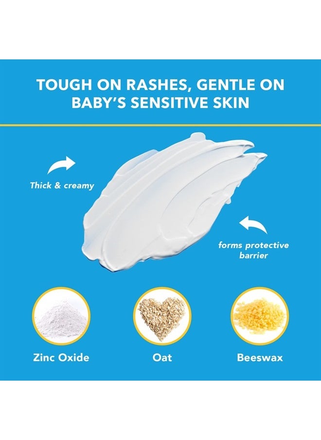 Triple Paste Diaper Rash Cream for Baby - 8 Oz Tub - Zinc Oxide Ointment Treats, Soothes and Prevents Diaper Rash - Pediatrician-Recommended Hypoallergenic Formula with Soothing Botanicals  - Image 3