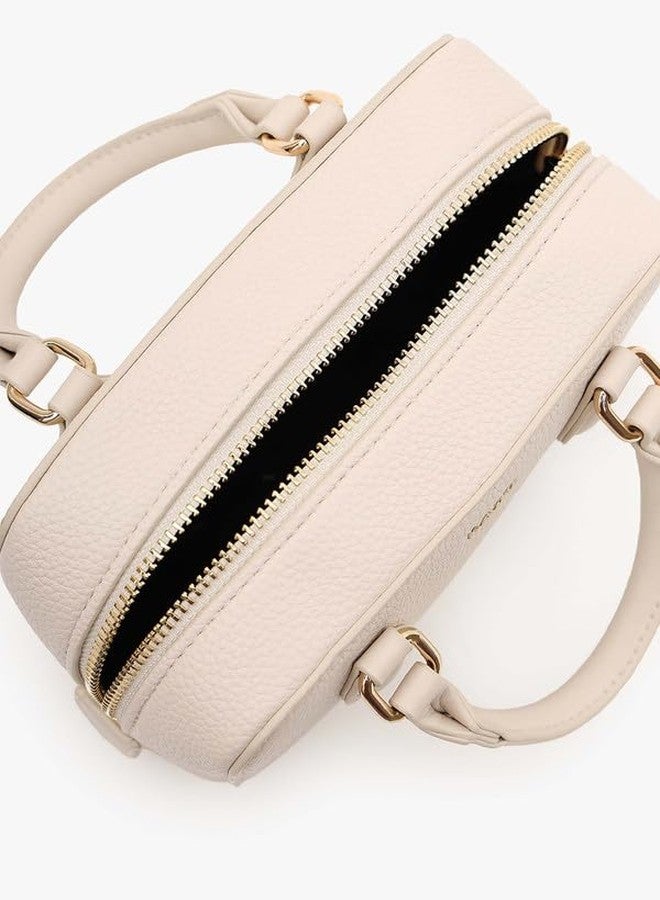 Kazo Bag Off White Structured Shoulder Handbag | Premium Faux Leather Purse - Image 5