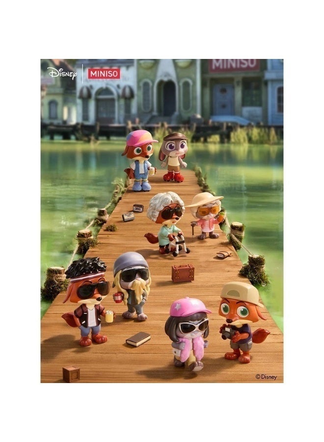 MINISO x Disney Zootopia Disguise Partner Collection Collectible Figure Blind Box, Full Display Set of 8 Sealed Mystery Boxes, Character Collectible for Display and Gifting - Image 3