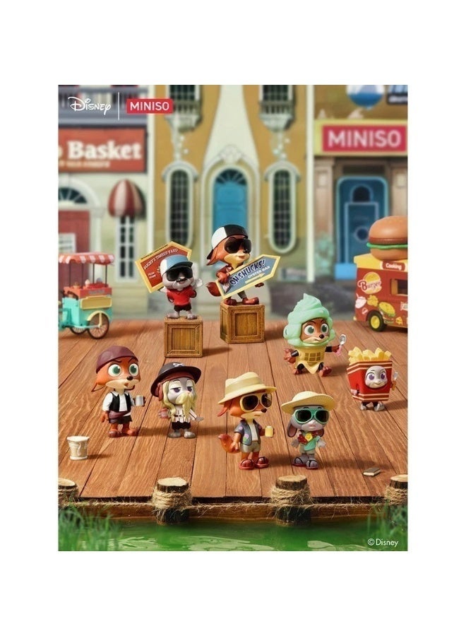MINISO x Disney Zootopia Disguise Partner Collection Collectible Figure Blind Box, Full Display Set of 8 Sealed Mystery Boxes, Character Collectible for Display and Gifting - Image 2