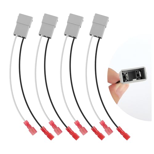 NHHC 4PCS 72-7800 Car Speaker Adapter/Speaker Harness,Speaker Harness Adapter Replacement Connect Speakers to Wiring System,Speaker Wire Connections Compatible with Honda Acura (72-7800) - Image 1