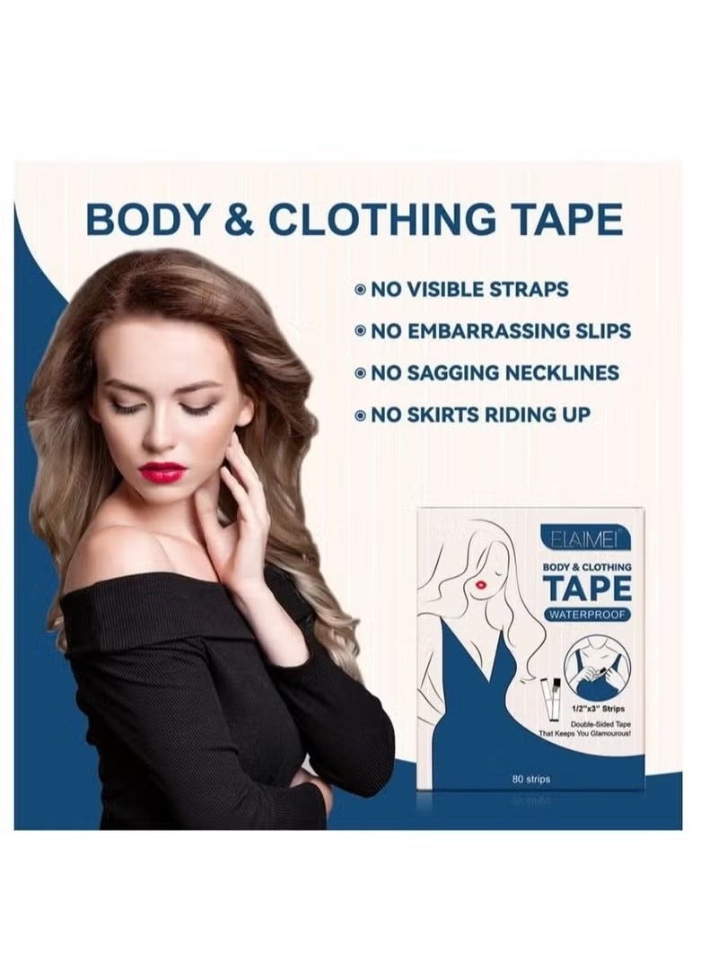 Elaimei Body&Clothing Waterproof Tapes - 80 Strips - Image 3
