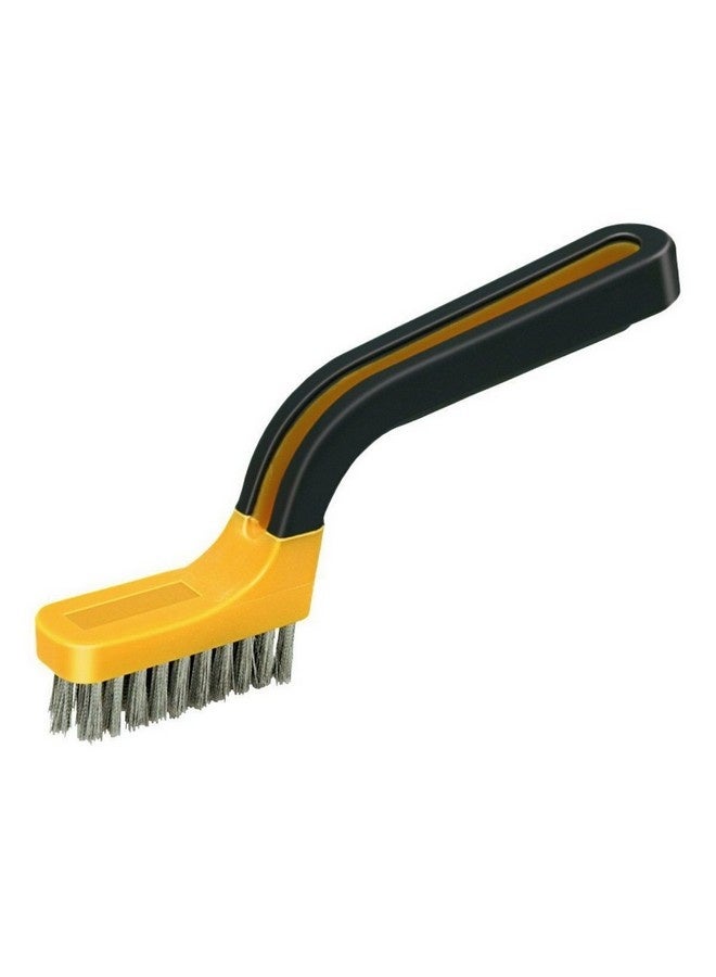 Allway Narrow Stainless Steel Stripper Brush Black and Yellow 3/4 x 7 Inch SB1