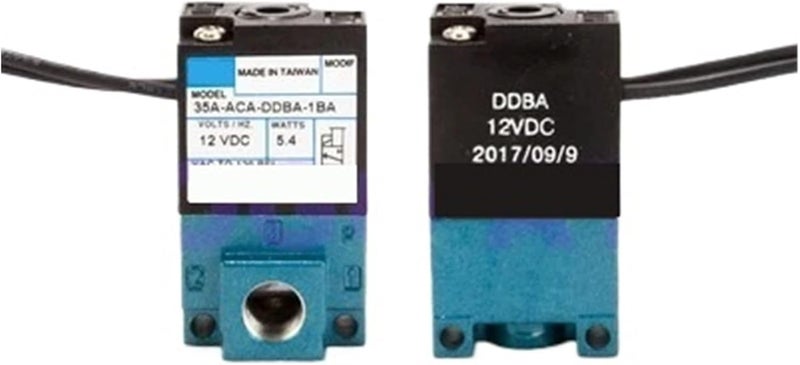 صمام كهرومغناطيسي ثلاثي الطرق 1/8 12V 24V 220V 110V 35A-AAA/ACA-DDBA/DDFA/DAAA/DDAA/DFFA-1BA لآلة التوزيع (35A-AAA-DABA-1BA) - Image 2