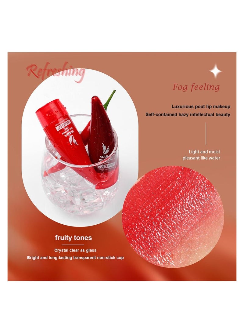 جوليا بوب أحمر شفاه مارا هوت ووتر تينت المضاد للماء يدوم طويلاً - Image 5