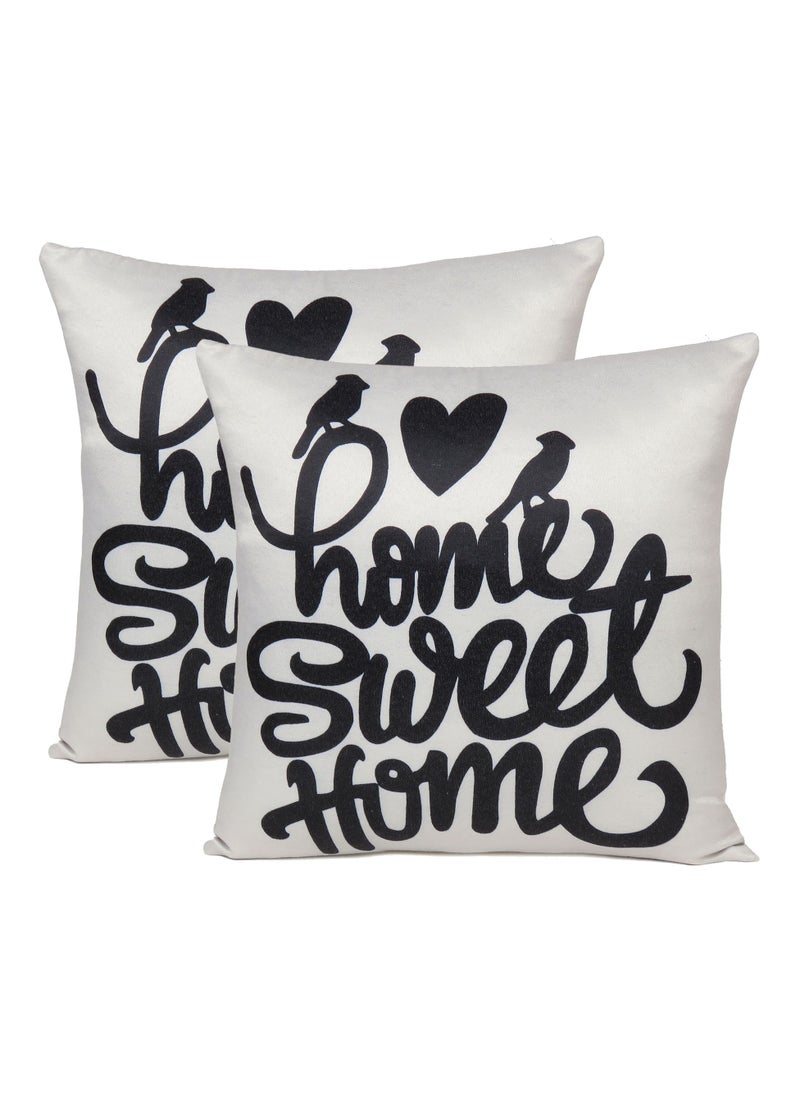 Oussum - Quote Decorative Black Cushion Covers Pack of 2 For Office Chair Car Seat Home Bedroom Sofa Home Decoration (16 X 16 Inch) - Image 1